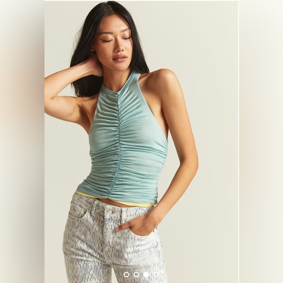 Anthropologie Tops - Anthropologie Pilcro Ruched Reversible top